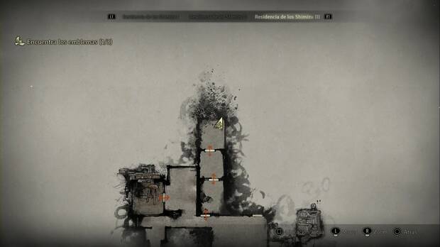 Silent Hill f - Residencia de los Shimizu, ubicacin del Cadver seco en una de las habitaciones conectadas en la parte norte del tercer pasillo