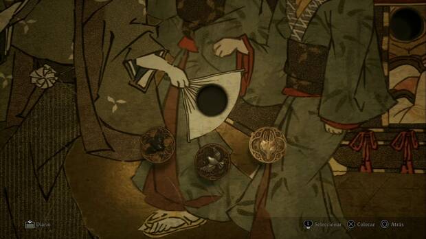 Silent Hill f - Mural, posición del emblema de la máscara del zorro en la primera partida