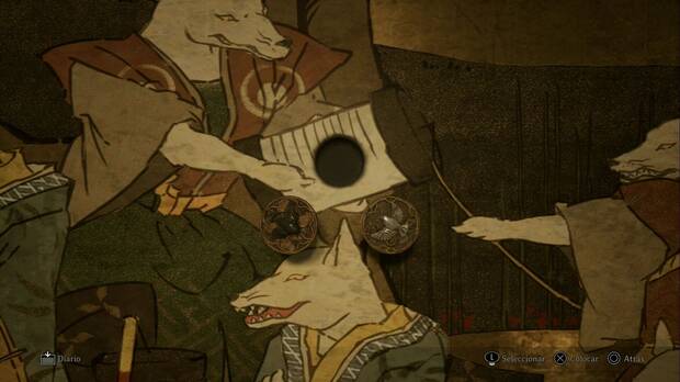 Silent Hill f - Mural, posición del emblema del gorrión blanco en la primera partida