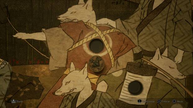 Silent Hill f - Mural, posición del emblema del gorrión negro en la primera partida