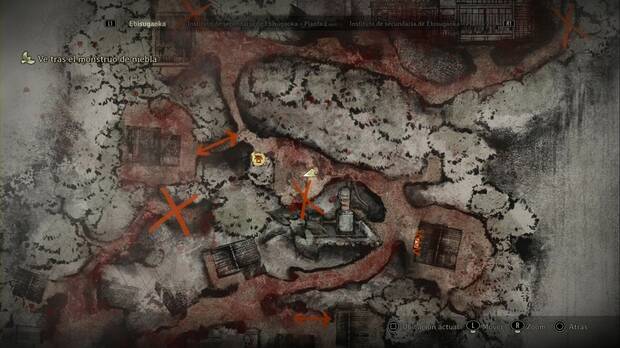 Silent Hill f - Ebisugaoka (VI), ubicación del Cadáver seco al este del primer hokora