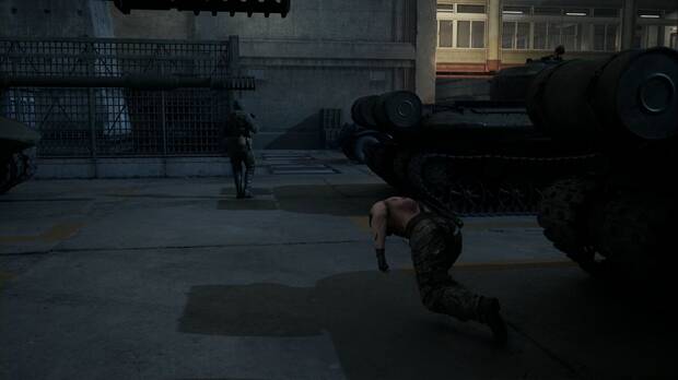 Metal Gear Solid Delta - Rango FOXHOUND, segundo guardia de la zona de los tanques