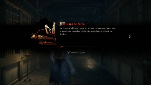 Silent Hill f -Sala de culto, tutorial de los poderes del zorro en NG+