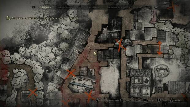 Silent Hill f - Ebisugaoka (V) - NG+, ubicación de la caja de Inari-sama #6 en el patio de la casa al norte del parque