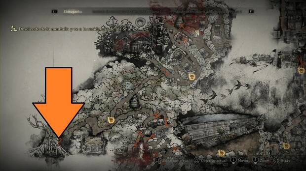 Silent Hill f - Ebisugaoka (V) - NG+, ubicación del árbol divino donde se consigue la espada sagrada