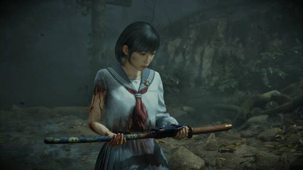 Silent Hill f - Ebisugaoka (V) - NG+, Hinako consigue la Espada sagrada