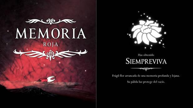 Hollow Knight Silksong - Memoria roja y Siempreviva para ver el final Hermana del vaco