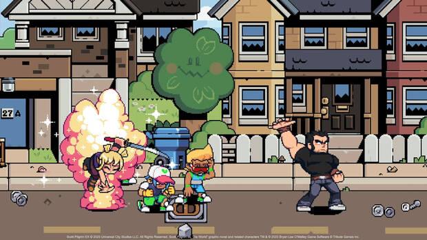 La paleta de colores, las animaciones de los personajes, los fondos, el movimiento en el segundo plano... Es un 'pixel art' muy bonito.