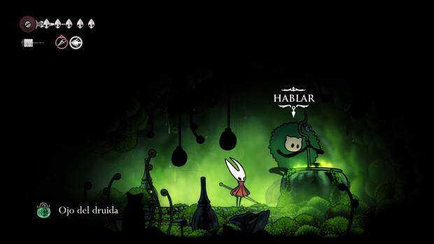 Hollow Knight Silksong - Cómo conseguir la herramienta Ojo del druida