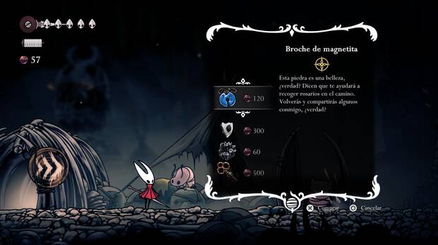 Hollow Knight Silksong - Cómo conseguir la herramienta Broche de magnetita