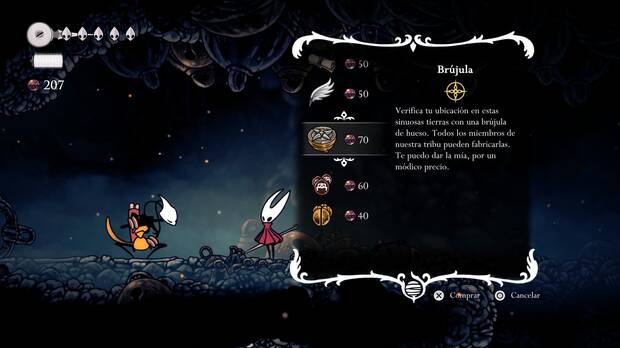 Hollow Knight Silksong - Cómo conseguir la herramienta Brújula