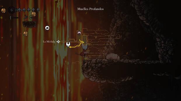 Hollow Knight Silksong - Ubicación en el mapa de la pulga perdida 02
