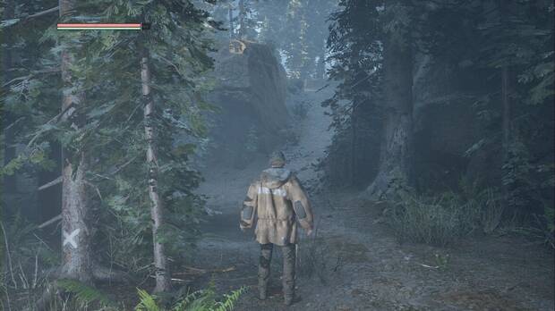 Hell is Us - Bosque de Senedra, sendero hacia arriba desde el campamento de las OMSIF