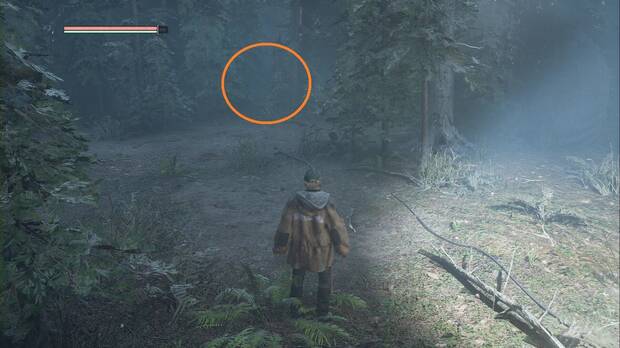 Hell is Us - Bosque de Senedra, sendero en el campamento de las OMSIF que lleva al Tesoro de los Cadell