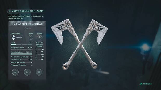 Hell is Us - Armas, Hachas gemelas límbicas