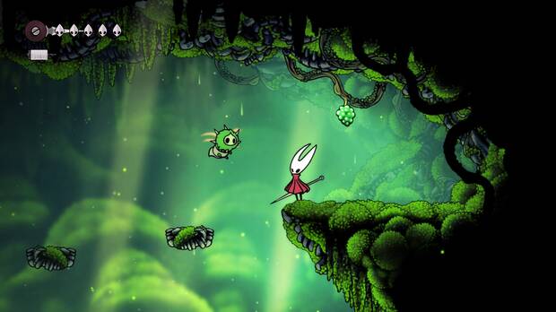 Hollow Knight Silksong - Cómo conseguir la baya musgosa 01 de la misión Recolección de bayas