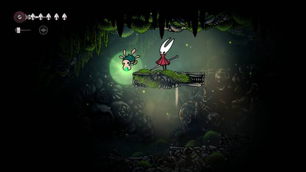 Hollow Knight Silksong - Cómo conseguir la baya musgosa 02 de la misión Recolección de bayas