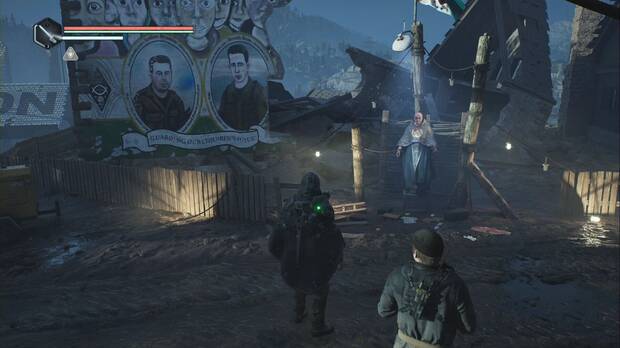 Hell is Us - Esteros de Acasa, ubicación del Abad Jaffer en un poste del pueblo de Jova