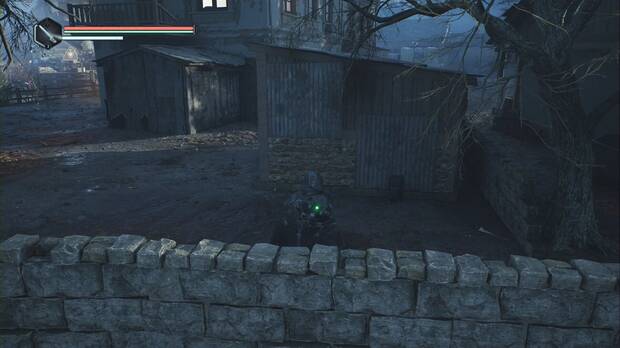 Hell is Us - Esteros de Acasa, batería límbica pequeña en un patio del pueblo de Jova