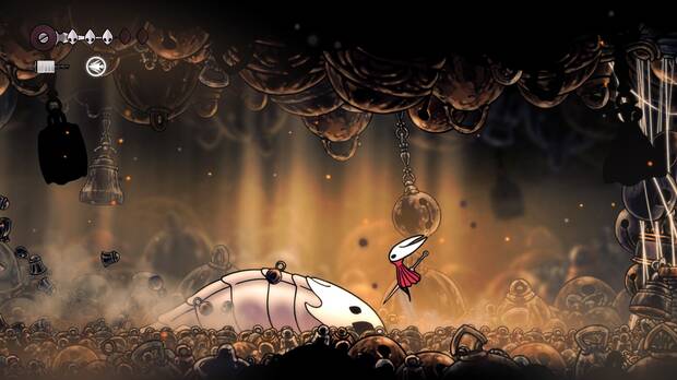 Hollow Knight Silksong - Localización en el mapa del jefe final Bestia Campana