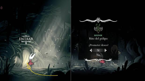 Hollow Knight Silksong - Dónde se desbloquea la misión Rito del pólipo