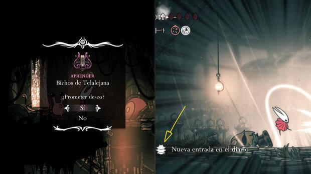 Hollow Knight Silksong - Dónde se desbloquea la misión Bichos de Telalejana