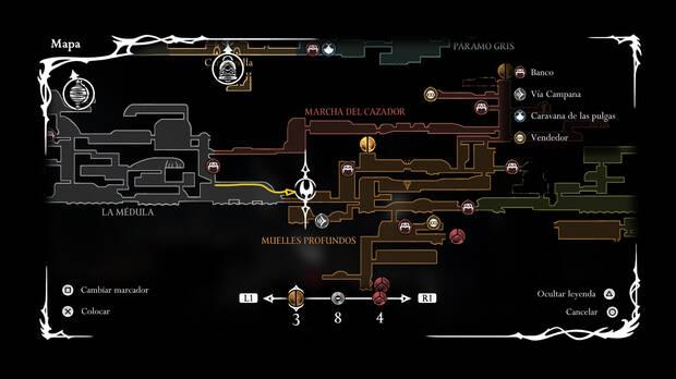 Hollow Knight Silksong - Localización del fragmento de máscara 05