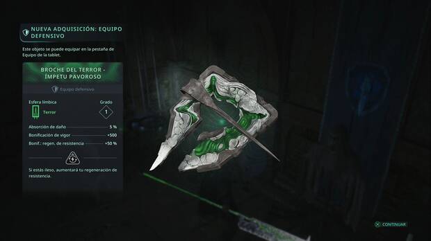 Hell is Us - Equipo defensivo, Broche del Terror - Ímpetu pavoroso