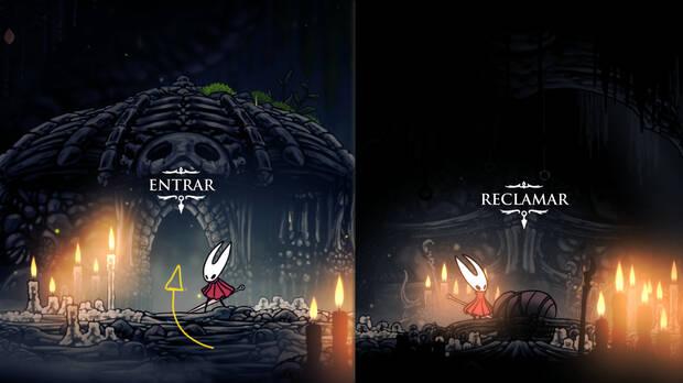 Hollow Knight Silksong - Localizacin del Blasn del Errante