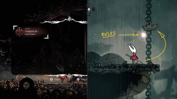Hollow Knight Silksong - Dónde se desbloquea y cómo completar la misión Limpieza de cuervones