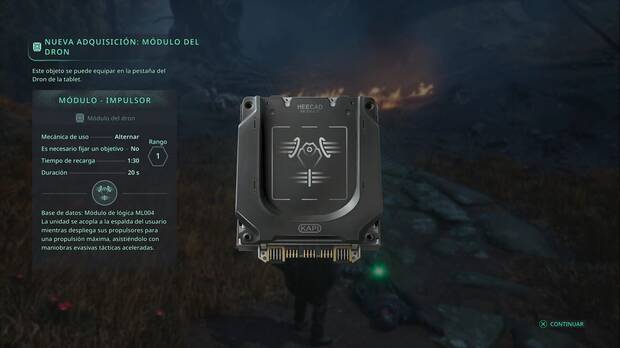 Hell is Us - Mdulos del dron, Impulsor