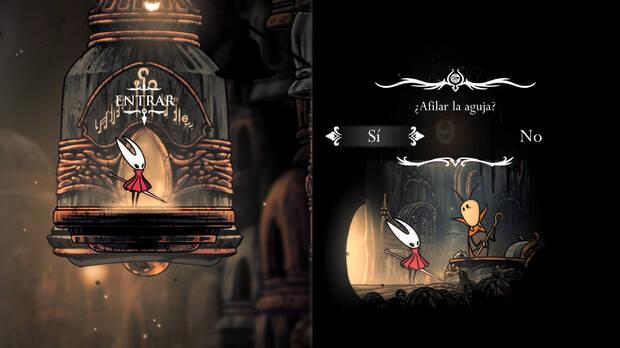 Hollow Knight Silksong - Cómo mejorar el arma con el maestro alfilero Plinney