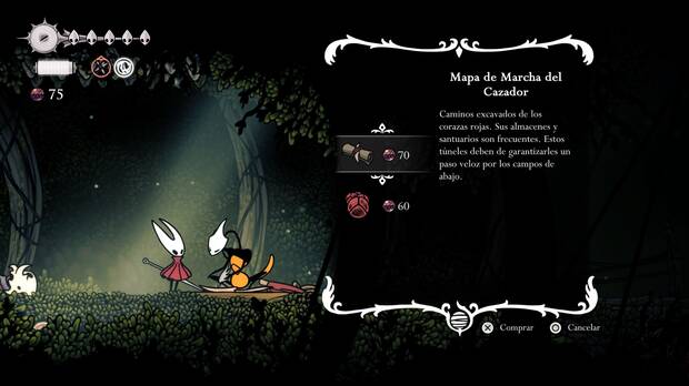 Hollow Knight Silksong - Dónde conseguir el mapa de Marcha del Cazador