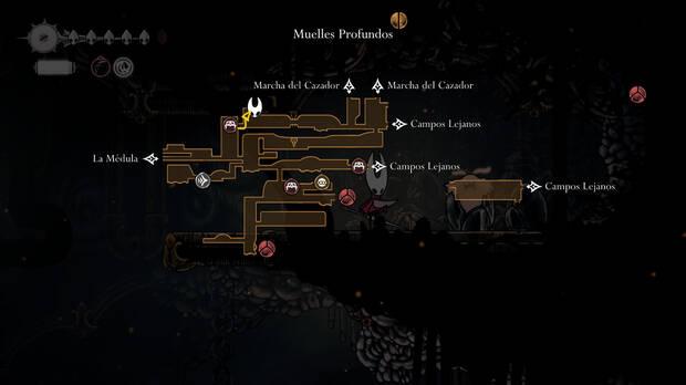 Hollow Knight Silksong - Ubicación en el mapa de la pulga perdida 05
