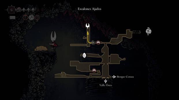 Hollow Knight Silksong - Ubicación en el mapa de la pulga perdida 13