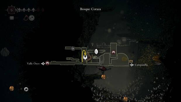 Hollow Knight Silksong - Ubicación en el mapa de la pulga perdida 07