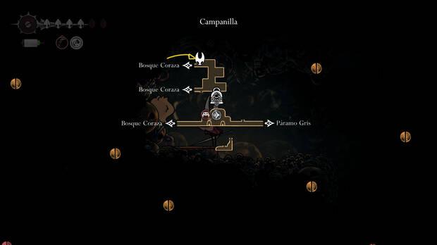 Hollow Knight Silksong - Ubicación en el mapa de la pulga perdida 08