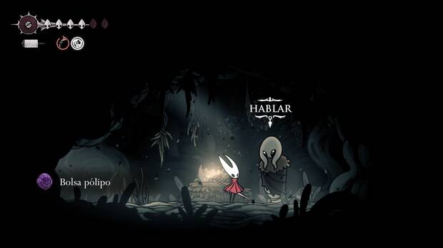 Hollow Knight Silksong - Cómo conseguir la herramienta Bolsa pólipo