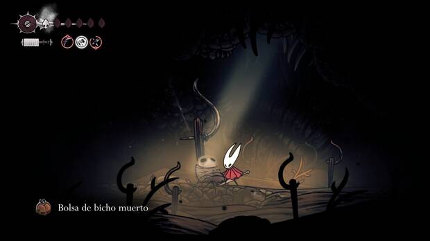 Hollow Knight Silksong - Cómo conseguir la herramienta Bolsa de bicho muerto