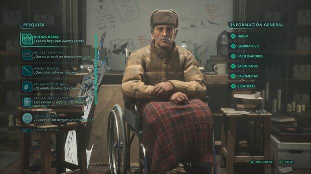 Hell is Us - Buenas obras, Gildas Brom en su silla del Nido de los vigilantes