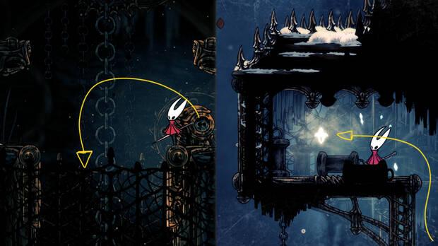 Hollow Knight Silksong - Localización del fragmento de carrete 04