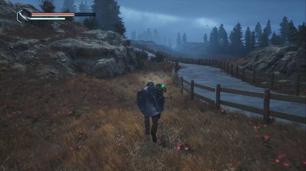 Hell is Us - Colinas Vyssa, sendero junto a la valla que lleva hasta la Jeringuilla