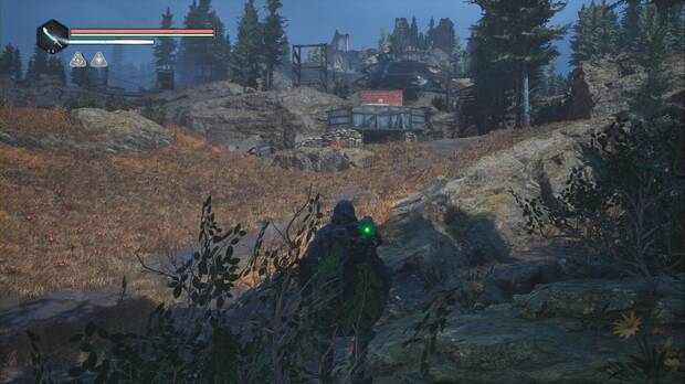 Hell is Us - Colinas Vyssa, entrada a la mina bajo el bucle temporal de las Colinas Vyssa