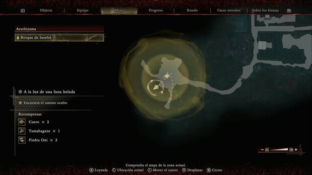 Onimusha: Way of the Sword - A la luz de una luna helada, punto por el que encontrar el camino oculto