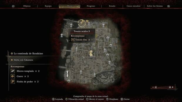 Onimusha: Way of the Sword - Encuentros del destino, ubicaci�n de Tesoro oculto 5
