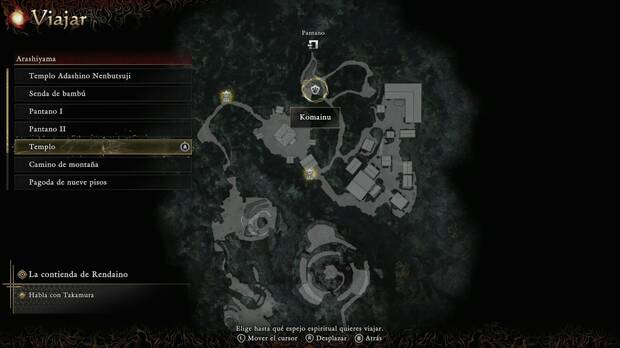 Onimusha: Way of the Sword - Komainu, ubicaci�n de uno de los Komainu de Arashiyama