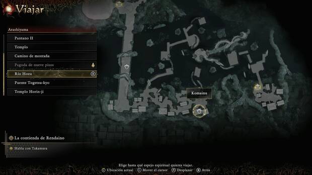 Onimusha: Way of the Sword - Komainu, ubicaci�n de uno de los Komainu de Arashiyama