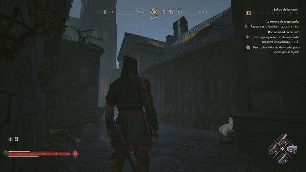 The Blood of Dawnwalker - Una amistad como esta; tejas al suroeste del cruce por donde hay que seguir el rastro