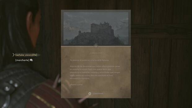The Blood of Dawnwalker - Un trato con el demonio (El chaquetero), advertencia de punto de no retorno