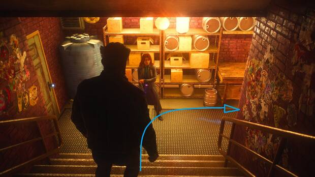 Marvel�s Wolverine - Camino para llegar al ba�o del v�ter de los besos en el bar de Tokio